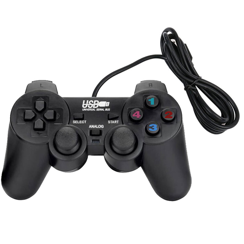 [Australia - AusPower] - USB Wired Game Controllers for PC/Raspberry Pi Gamepad Remote Dual Shock Joysticks Joypad for PC(Windows 11/10/8/7) & Steam/Roblox/RetroPie/RecalBox 