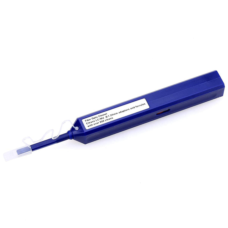 [Australia - AusPower] - KELUSHI Fiber Optic Cleaner Equipment Connector End Face Cleaning Pen for 1.25mm LC/MU Connectors Cleaner Tools (Blue) 