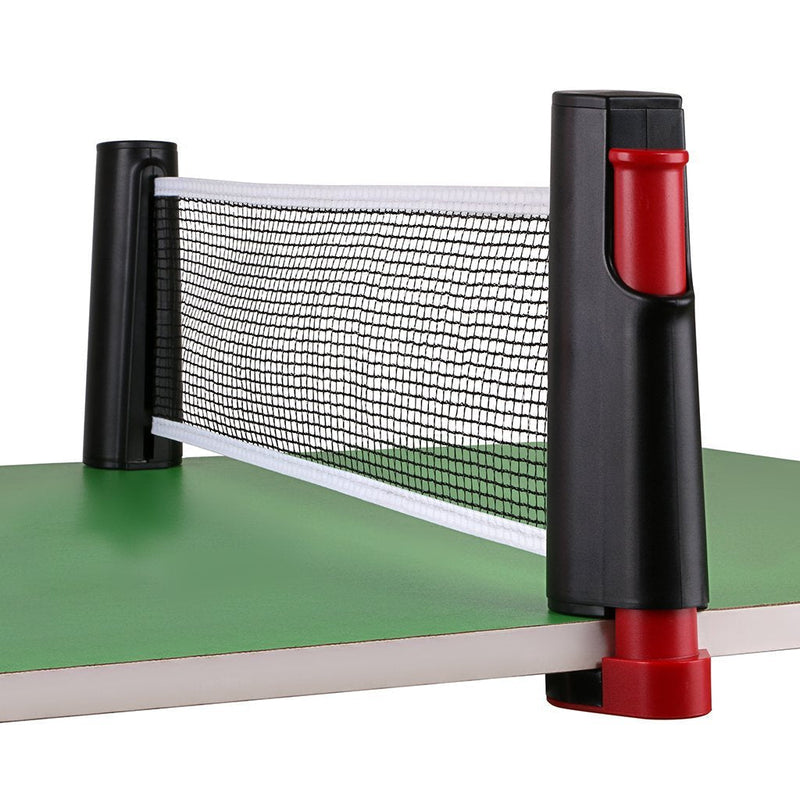 [Australia - AusPower] - Hipiwe Retractable Table Tennis Net Replacement, Ping Pong Net and Post with PVC Storage Bag, 6 Feet(1.8M, Fits Tables Up to 2.0 inch 5.0 cm Black 