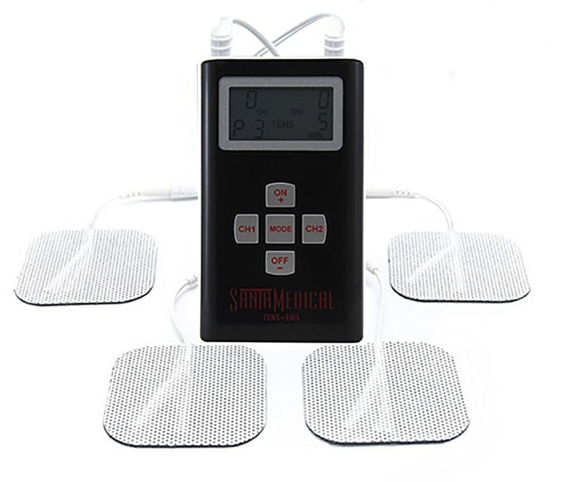 [Australia - AusPower] - Santamedical Dual Channel TENS Unit/EMS Unit Electrotherapy Pain Relief Device 