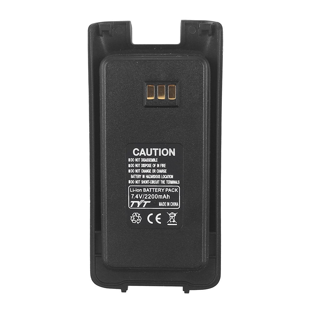 [Australia - AusPower] - TYT Battery Pack 7.4V 2200mAh Compatible with MD-390 and Upgraded GPS MD-390 DMR Waterproof Digital Radio, Black 