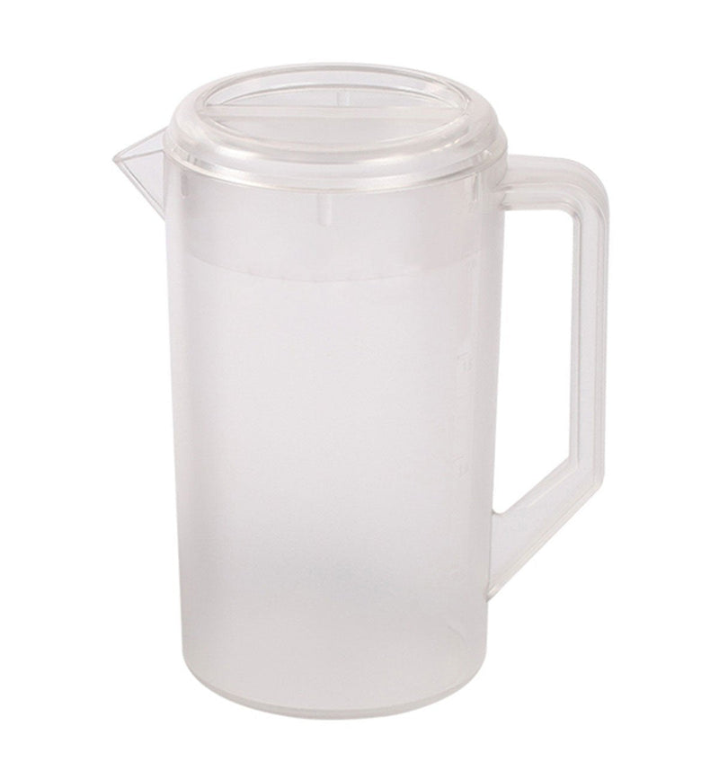 [Australia - AusPower] - HERF Plastic Pitcher Pot Jug with Lid for Hot/Cold Water, Ice Tea and Juice, 2.3L, Transparent … 