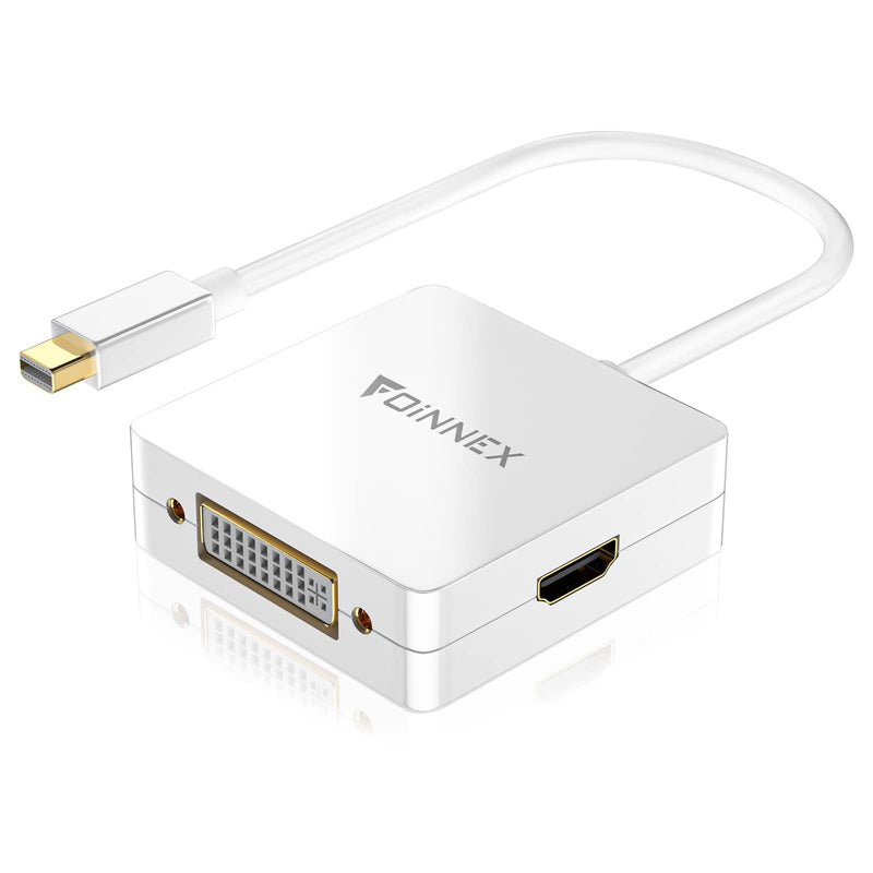 [Australia - AusPower] - Mini DisplayPort to HDMI DVI VGA Adapter,Microsoft Surface Pro 6 5 4 3 Video Display Converter,Thunderbolt to HDMI VGA DVI Adaptor for Mini DP Mac,MacBook Pro,Air,MS Surface Book to Projector,Monitor 