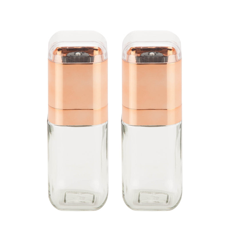 [Australia - AusPower] - Honey-Can-Do 2-Piece Spice Mill Set, Rose Gold 