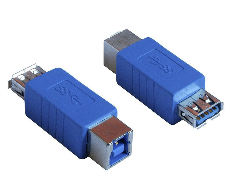 [Australia - AusPower] - HTTX USB 3.0 Adapter - Type A Female to Type B Female Connector Converter Adapter (2-Pack) 