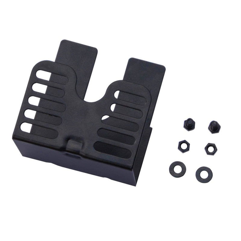 [Australia - AusPower] - onlyfire Universal Barbecue Grill 3 Inch Slide Rotisserie Motor Bracket, 2 pcs Screw, Black 