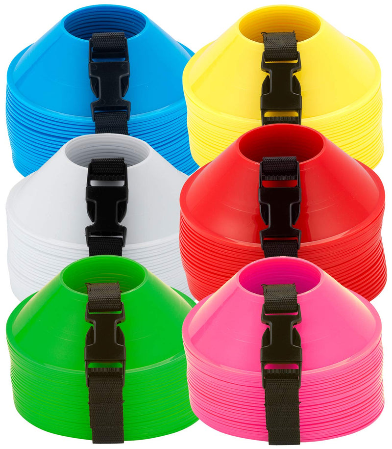 [Australia - AusPower] - American Challenge Soccer Mini Disc Cones Royal (25 mini cones) 
