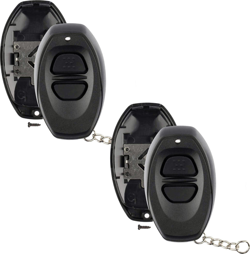 [Australia - AusPower] - Discount Keyless Remote Car Key Fob Cover Replacement Case Shell Button Pad For BAB237131-022 (2 Pack) Pair 