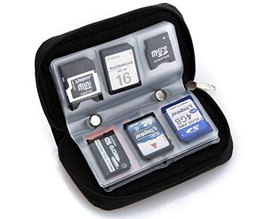 [Australia - AusPower] - Drhob 1pcs Memory Card Storage Carrying Pouch Case Holder Wallet For CF/SD/SDHC/MS/DS 