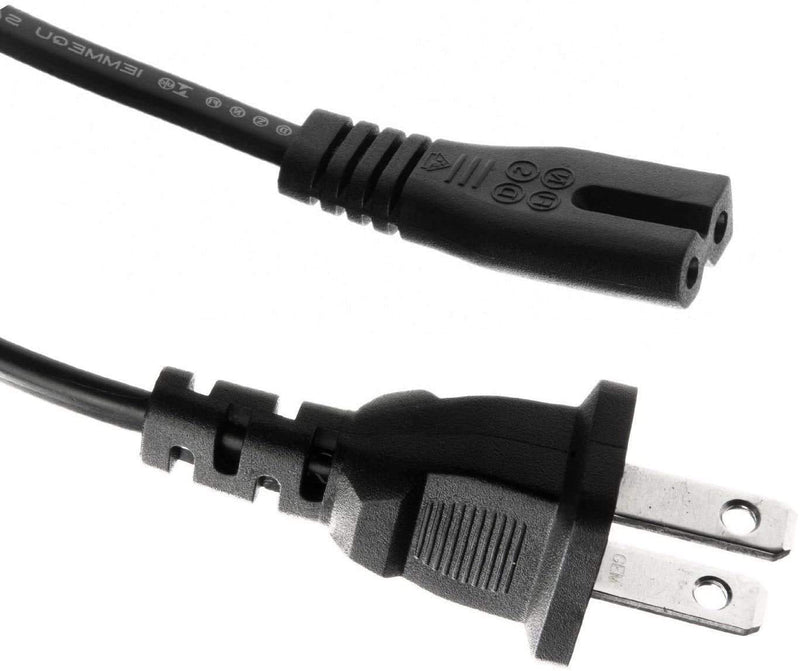 [Australia - AusPower] - Replacement US 2Prong AC Power Cord Cable for Sony CFDS50 CFD-S50 Portable CD, Cassette & AM/FM Radio Boombox 