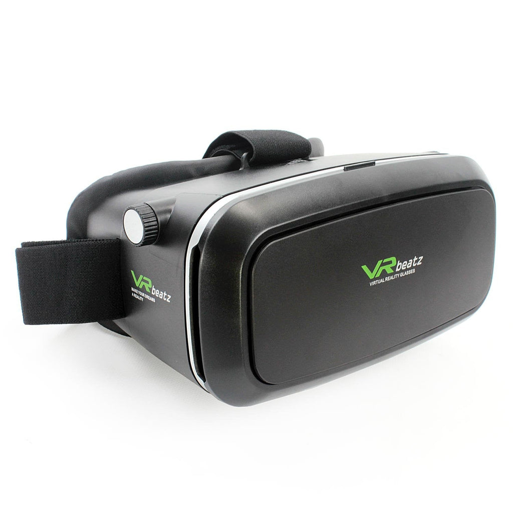 [Australia - AusPower] - VR Headset Virtual Reality Goggles V2 by VR beatz - Deep Immersive Experience on 3D Movies & Games, Extra Ventilation, Light Weight & Comfortable, fits 4-6" iPhone Samsung Galaxy 