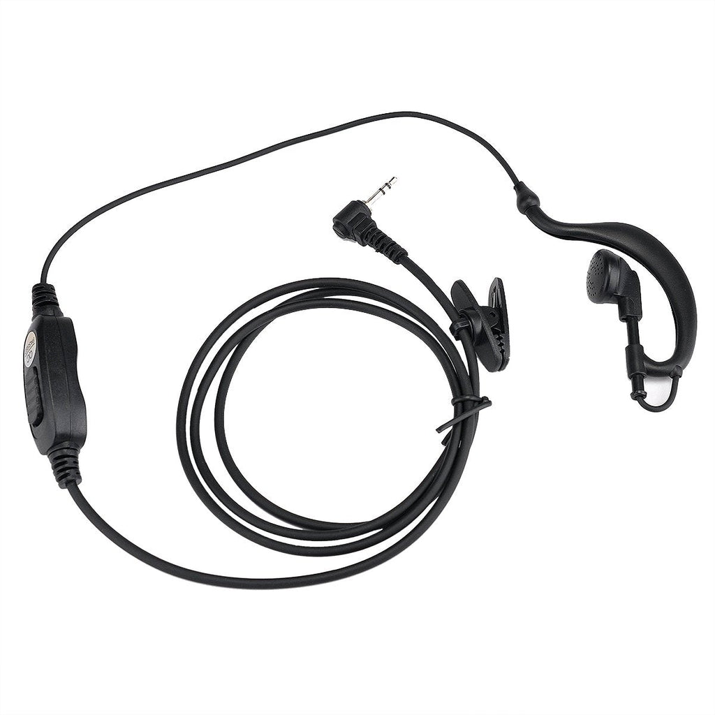 [Australia - AusPower] - KEYBLU 1 Pin G Shape Walkie Talkie Earpiece Headset for Motorola MH230R MR350R T200 T260 T460 T600 Radio (10 pcs) 10 pcs 