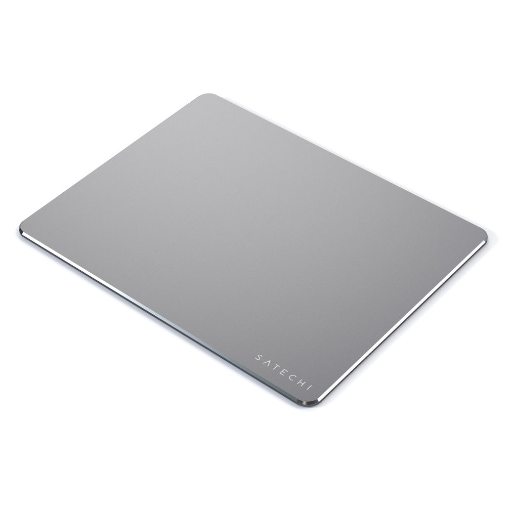 [Australia - AusPower] - Satechi Aluminum Mouse Pad with Non-Slip Rubber Base - Compatible with Computers, Laptops and Desktops (Space Gray) Space Gray 