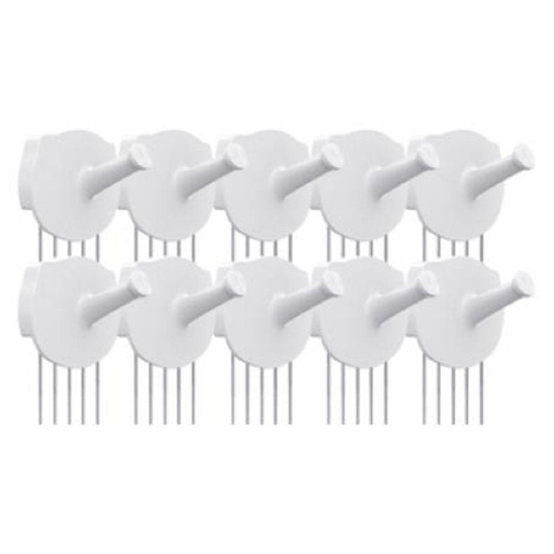 [Australia - AusPower] - HOTLISTOR Reusable Multipurpose Piggy Cubicle Wall Hooks 5PCS 10PCS Decorative Pin Stick Hooks Office Partition Panel Hanger Home Kitchen 10 - Hooks 