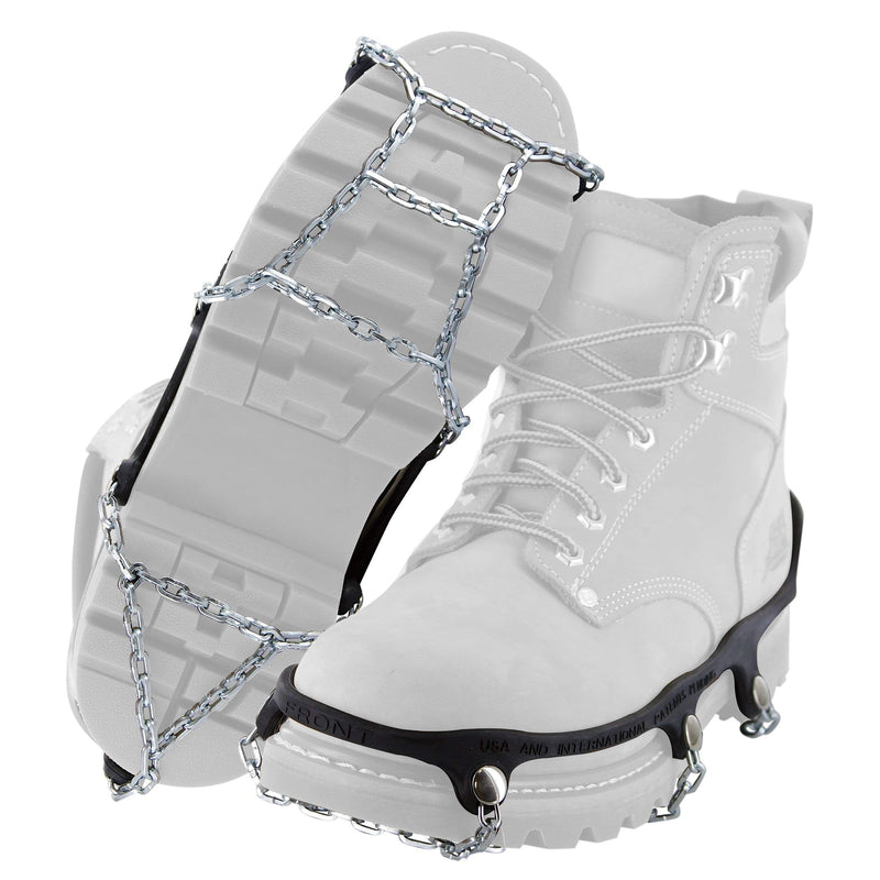 [Australia - AusPower] - Yaktrax Traction Chains for Walking on Ice and Snow (1 Pair) Large 