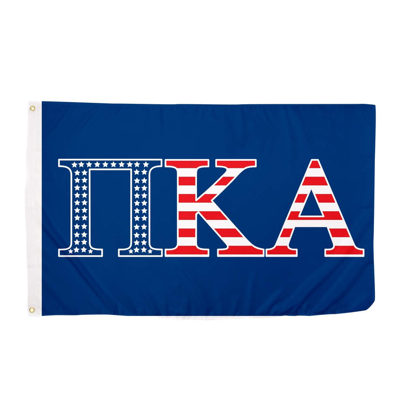 [Australia - AusPower] - Pi Kappa Alpha Pike USA Pattern Letter Fraternity Flag 3 feet x 5 feet Banner Sign Decor (Flag - USA) 