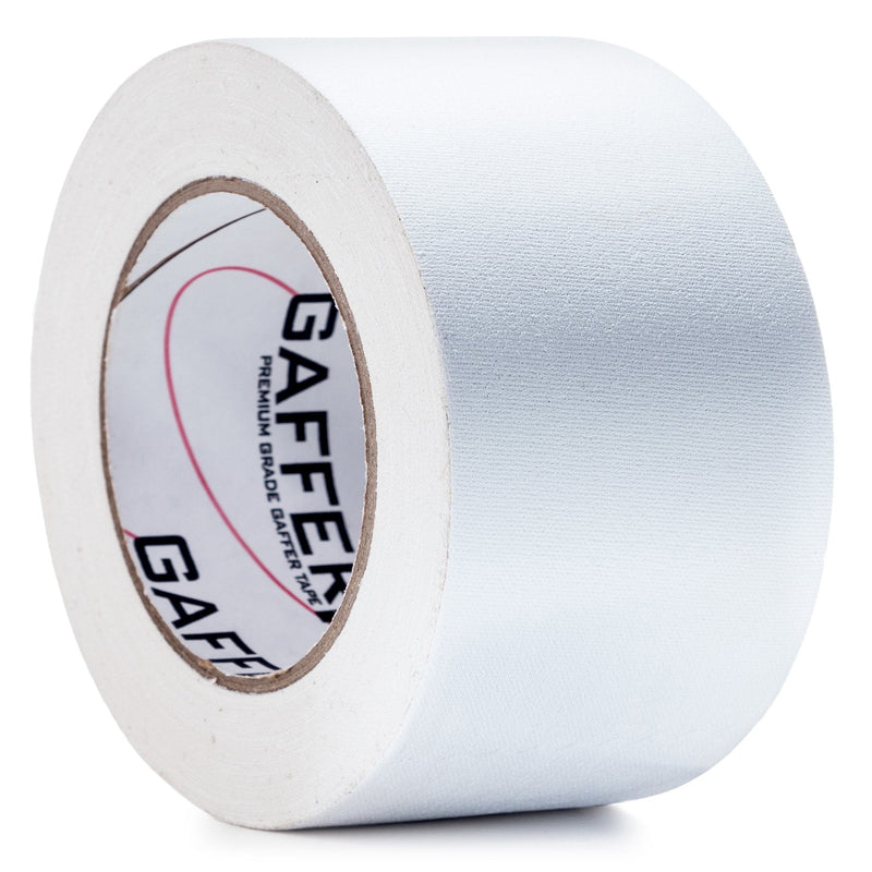 [Australia - AusPower] - Real Professional Premium Grade Gaffer Tape by Gaffer Power - Made in The USA - Heavy Duty Gaffers Tape - Non-Reflective - Multipurpose - Better Than Duct Tape! 3 Inch X 30 Yards - White 