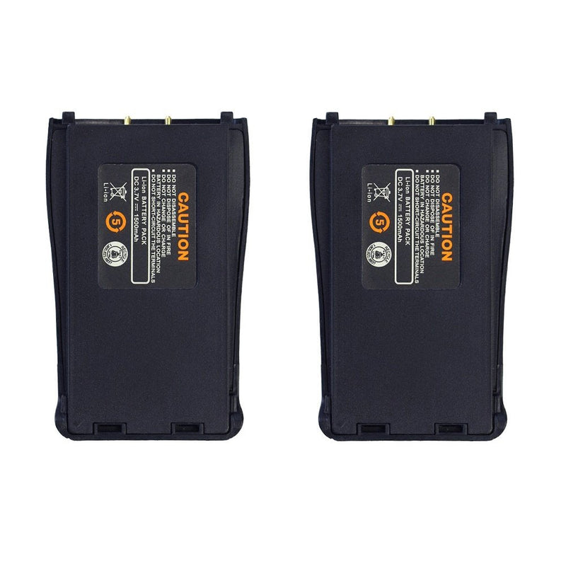 [Australia - AusPower] - Baofeng Walkie Talkie Battery Replacement 1500mAh Rechagable Li-on Battery for BF-888S Two Way Radios (2 PCS) 