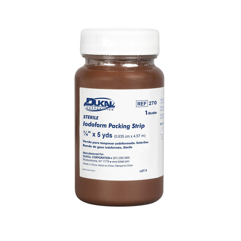 [Australia - AusPower] - Dukal - 270 Packing Strip, Iodoform, 1/4" W x 5 yd. L (Pack of 12) 