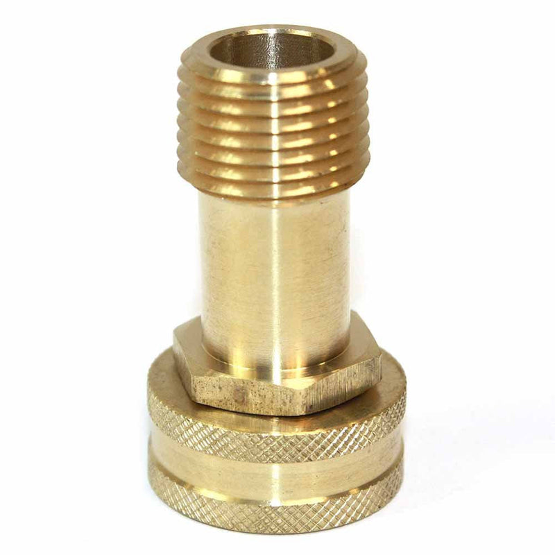 [Australia - AusPower] - Interstate Pneumatics FGF108 3/4 Inch GHT Female x 1/2 Inch Male NPT Hose Fitting - Swivel 