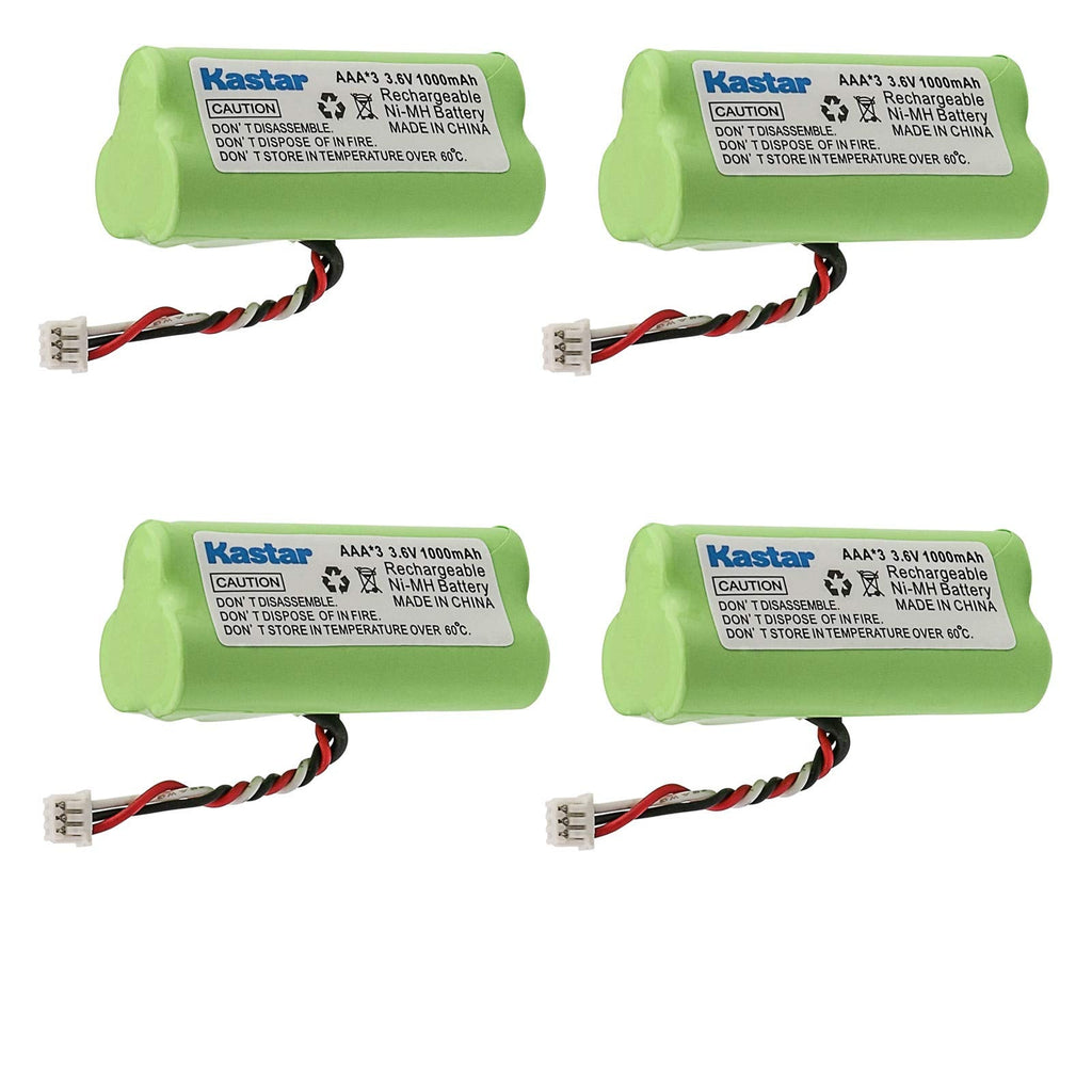 [Australia - AusPower] - Kastar 4-Pack AAA 3.6V 1000mAh Ni-MH Rechargeable Battery Replacement for Zebra/Motorola Symbol 82-67705-01 Symbol LS-4278 LS4278-M BTRY-LS42RAAOE-01 DS-6878 Cordless Bluetooth Laser Barcode Scanner 