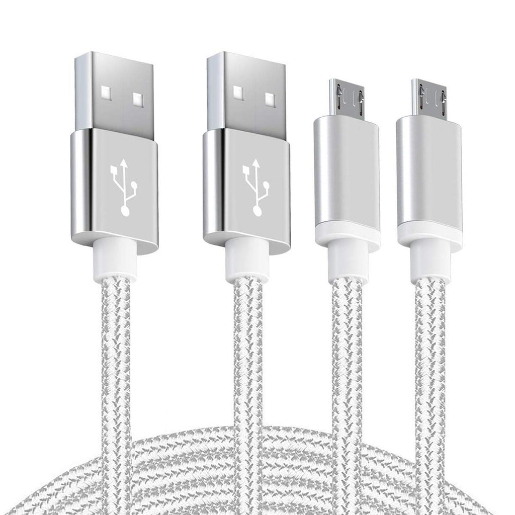 [Australia - AusPower] - Android Micro USB Charger Cable 10ft 2 Pack Fast Charging Cord for Phones Samsung Galaxy S5/S6/S7 Edge,J3/J7 Prime Crown,Note 4/5, LG Stylo 3/Aristo 4/G4/K40/K30,Moto E5/E6/G6 Play,PS4 Pro Controller 