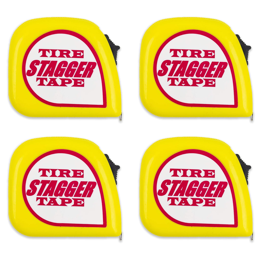 [Australia - AusPower] - 10' Tire Stagger Tape Measure with Magnetic Back (4 Pack) 
