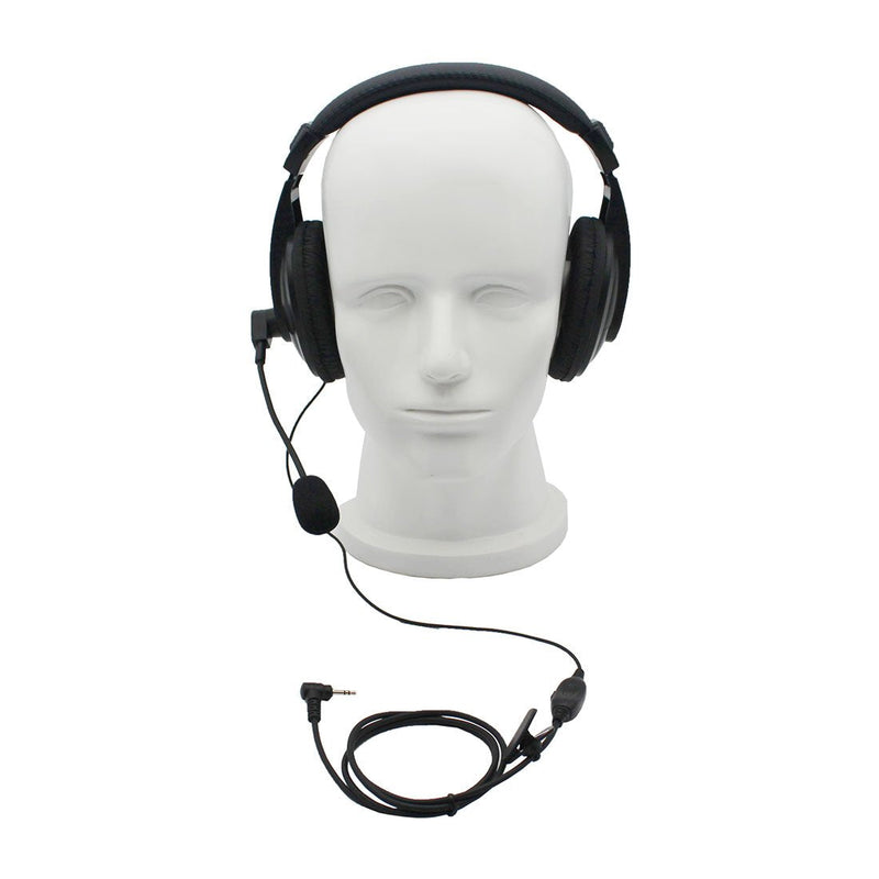 [Australia - AusPower] - GoodQbuy® Professional Noise Cancelling Radio Overhead Headsets Headphones with VOX-PTT Boom Mic for Motorola MH230R MT350R MT352R MS355R MR355R Talkabout 2 Two Way Radio Walkie Talkie 1-pin 