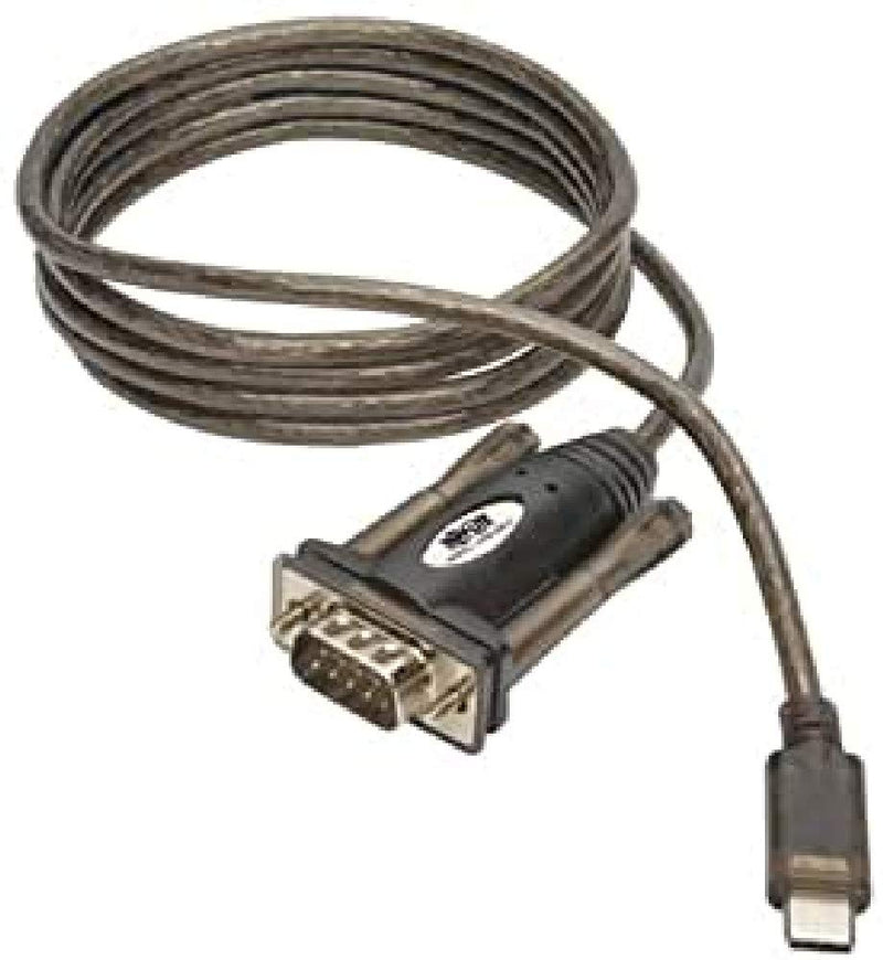 [Australia - AusPower] - Tripp Lite USB-C to DB9 Serial Adapter Cable, 5' USB 2.0 Type C to RS-232 (M/M), 5ft (U209-005-C) 