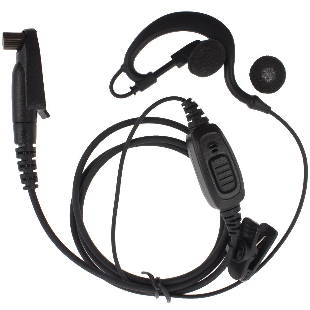 [Australia - AusPower] - TENQ® Advanced G Shape Earpiece Headset for Hytera TC980 TC780 TC780M TC610P TC380M TC370M Radio 