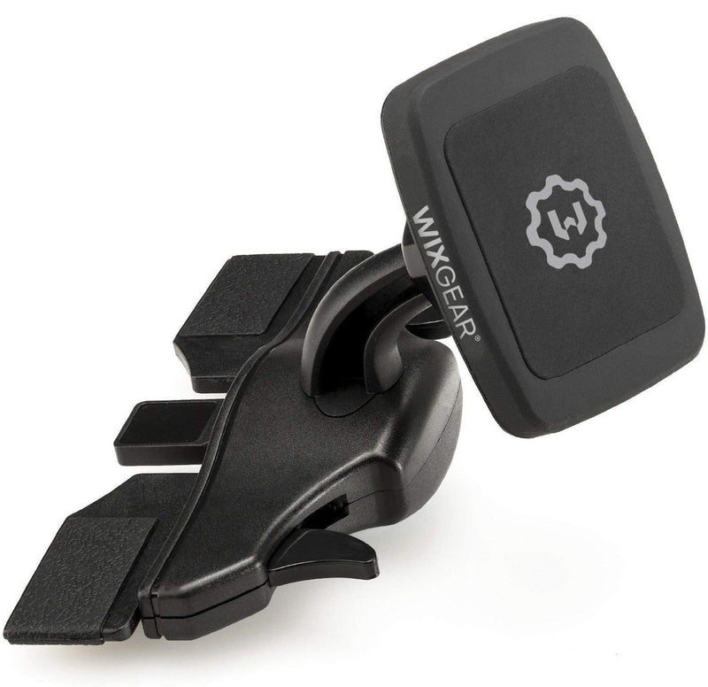 [Australia - AusPower] - WixGear Cd Mount, CD Slot Magnetic Car Mount Holder, for Cell Phones and Mini Tablets with Fast Swift-Snap Technology, [Fits Only Cd Slots from 4.5 to 5 Inches] 