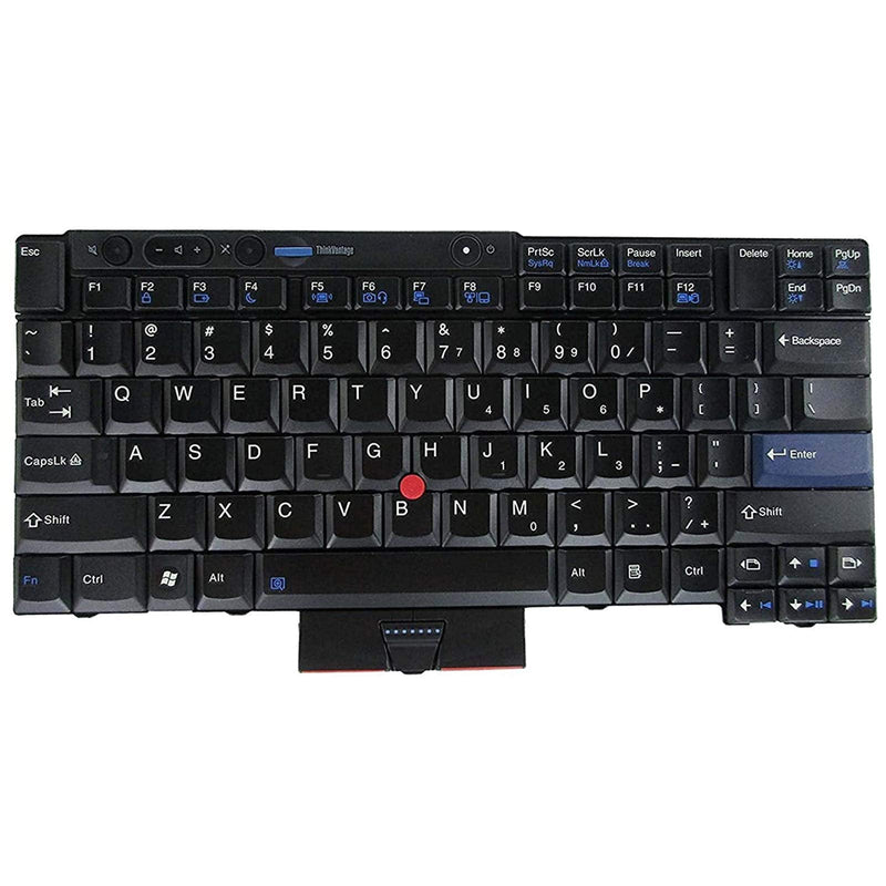 [Australia - AusPower] - SUNMALL New Laptop Keyboard with Pointer Compatible with Lenovo ThinkPad T400S T410 T410S T410I T410SI T420 T420I T420S T510 T510I T520 W510 W520 X220 X220I X220S X220T US Layout Black 