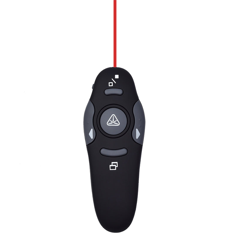 [Australia - AusPower] - 2.4 GHz USB Wireless Presenter Remote Control Laser Pointer Pen Red RF PowerPoint Clicker PPT Controller Presentation for Meeting Teaching Speech 