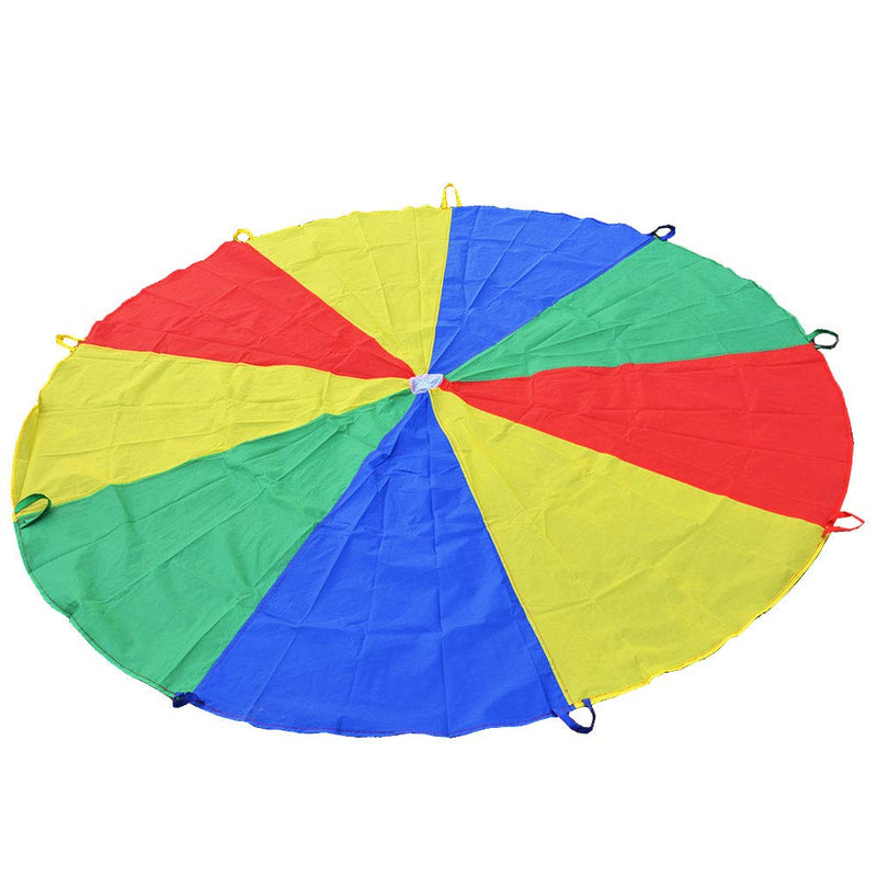 [Australia - AusPower] - Sonyabecca Parachute for Kids 6' with 9 Handles Game Toy for Kids Play 