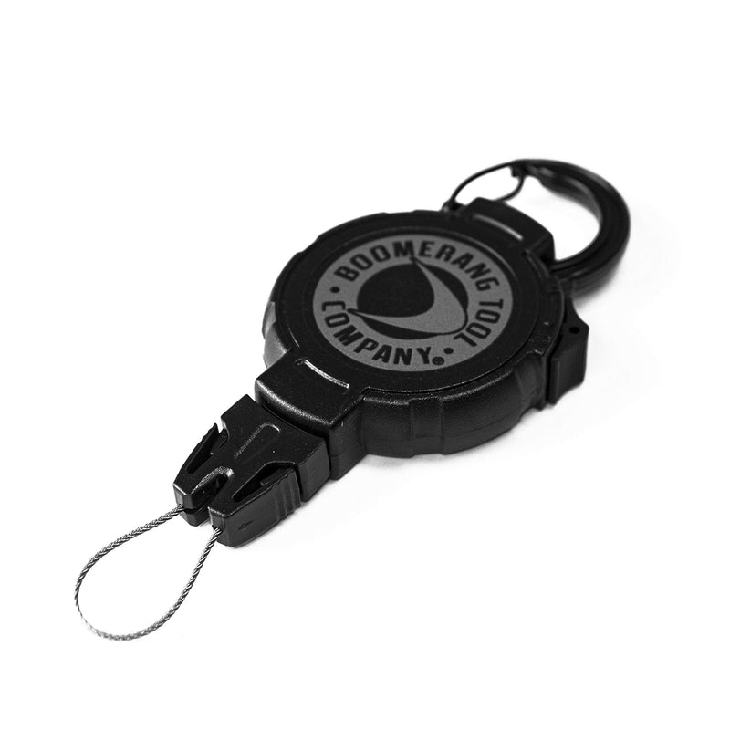 [Australia - AusPower] - Boomerang Scuba Diving Retractable Gear Tethers with a Kevlar Cord and Universal End Fitting - Great for Scuba Diving Gauges, Flashlights, Cameras and More - Made in The USA 