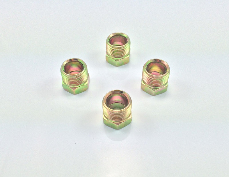 [Australia - AusPower] - The Stop Shop Inverted Flare Tube Nut for 1/2" Tube (3/4-18 Threads) (Pack of 4) 