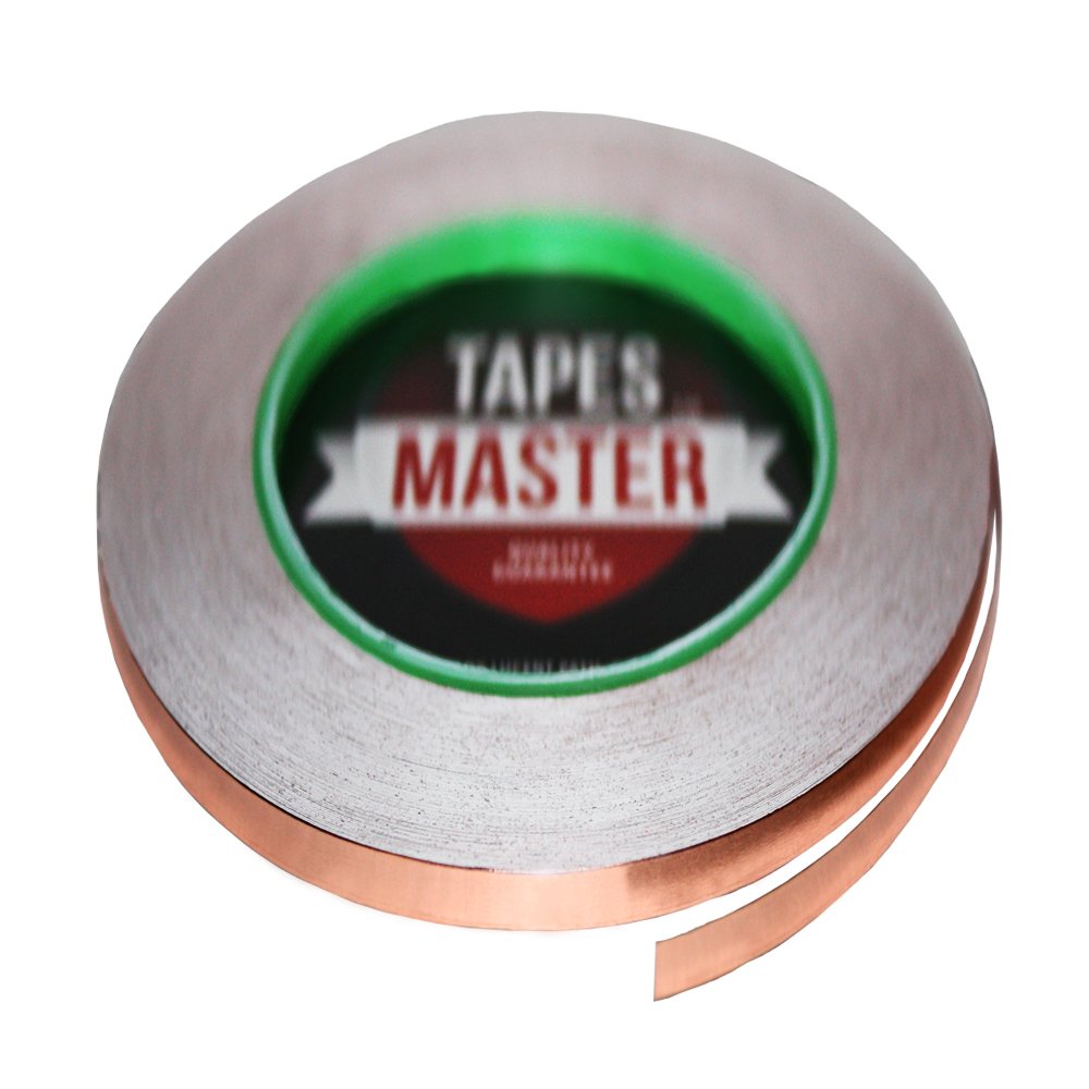 [Australia - AusPower] - Tapes Master 1/8'' x 36 yds (3mmx33m) Copper Foil Tape - EMI Shielding Conductive Adhesive Tape 