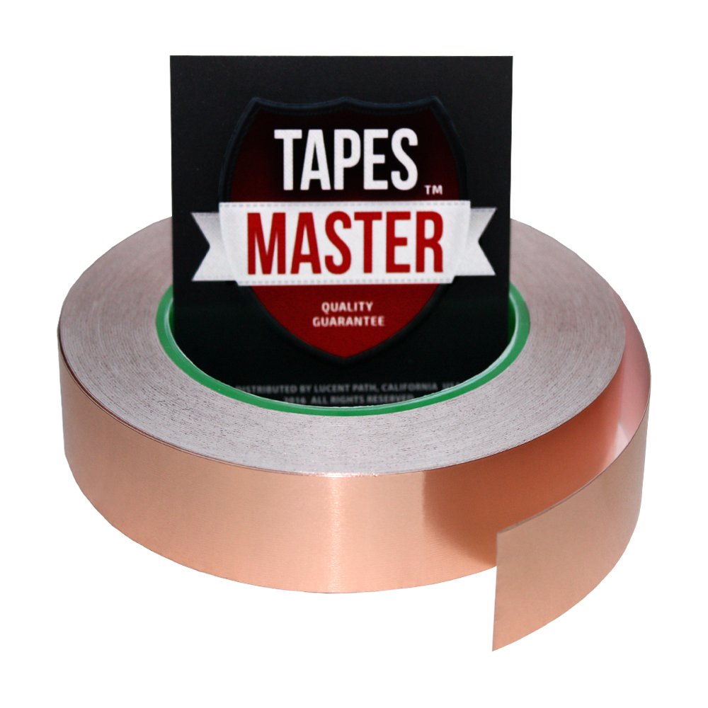 [Australia - AusPower] - Tapes Master 1" x 36 Yds (25mmx33m) Copper Foil Tape - EMI Shielding Conductive Adhesive Tape 