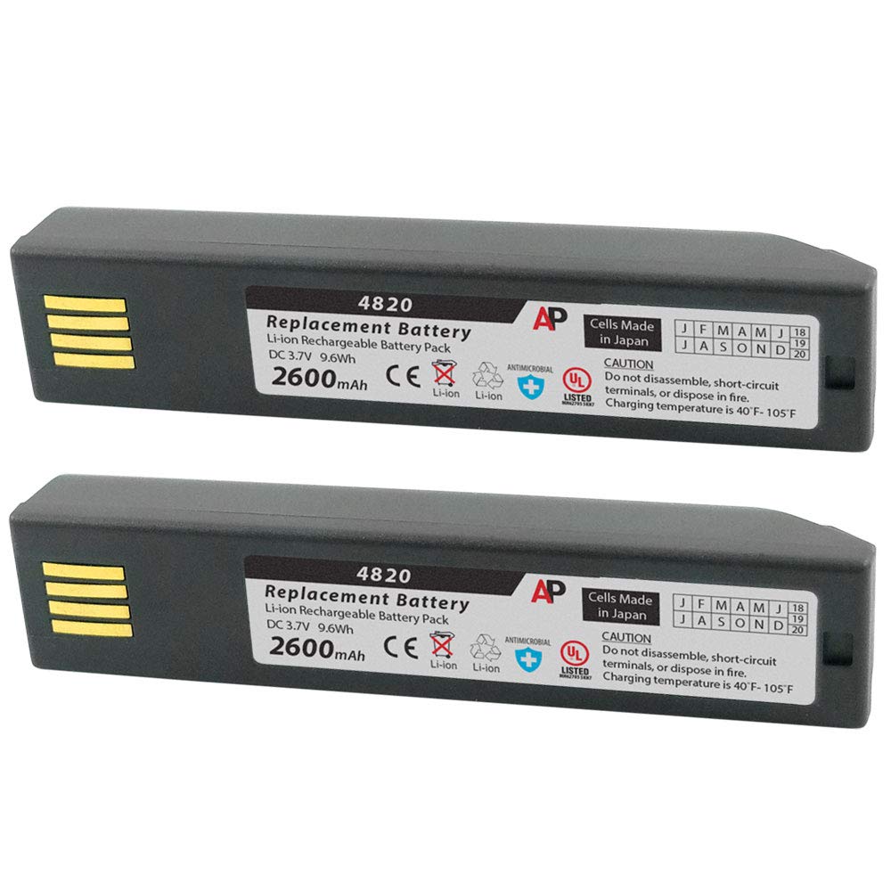 [Australia - AusPower] - Artisan Power Pack of 2 Replacement Batteries for Honeywell 3820, 4820, 6320 & Xenon 1902: 2600 mAh 