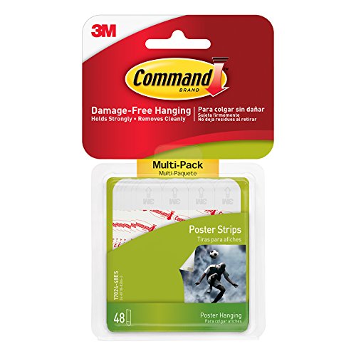 [Australia - AusPower] - Command Strips 17024-VP Small CommandTM Poster Strips Value Pack 48 Count 