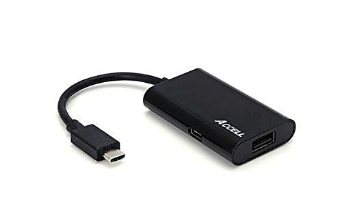 [Australia - AusPower] - Accell USB-C to USB-A 3.0 Adapter with USB-C Upstream Charging Port USB-A 3.0 + Charging 