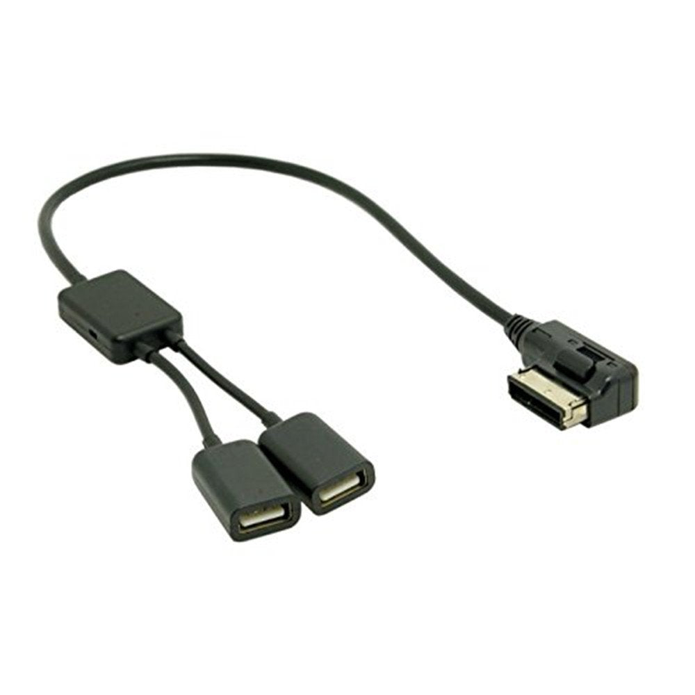 [Australia - AusPower] - Car Media in AMI MDI Dual AUX Flash Drive Adapter Cable Compatible with A4 A6 Q5 Q7 V-W 