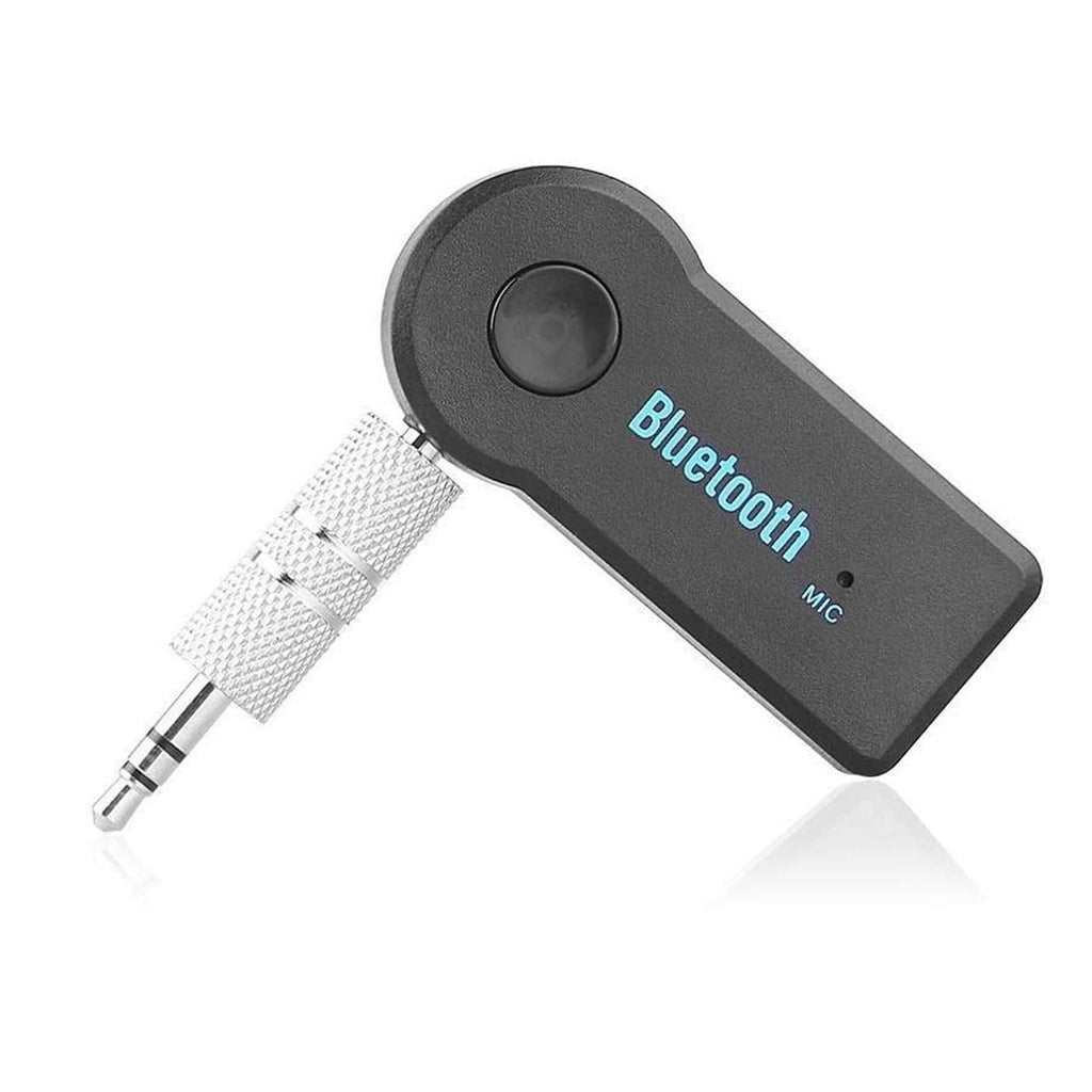 [Australia - AusPower] - Bluetooth Receiver,Paddsun Portable 3.5mm Music Streaming Adapter,Car Hands Free Call Noise Canceling A2DP Wireless AUX Home Sound System Audio with Microphone for iOS Android Cell Phone PC 