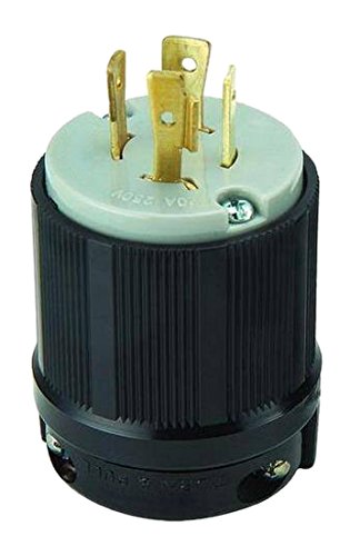 [Australia - AusPower] - OCSParts L15-20P Locking Plug, 20 Amp, 250 VAC Voltage, cUL Listed, NEMA L15-20P 