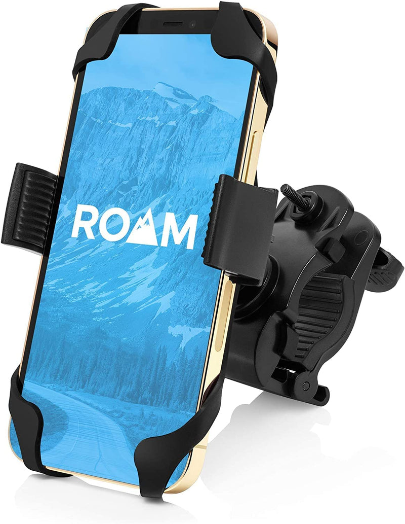 [Australia - AusPower] - Roam Handlebar Bike Phone Mount - Universal, Adjustable Bicycle Phone Holder for Motorcycle, Classic, Electric and Mountain Bike - Compatible with iPhone & Android Devices 