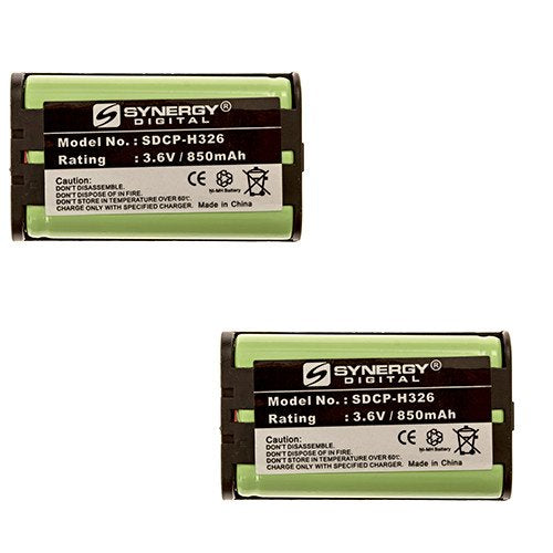 [Australia - AusPower] - Synergy Digital Cordless Phone Battery Comobo-Pack Compatible For Rayovac RAY193 Cordless Phone Battery Includes: 2 x SDCP-H326 Batteries 