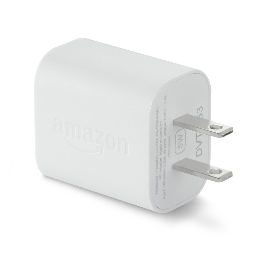 [Australia - AusPower] - Amazon 5W USB Official OEM Charger and Power Adapter for Fire Tablets and Kindle eReaders - White 