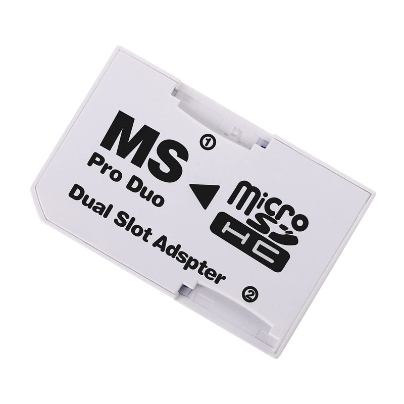 [Australia - AusPower] - Cuziss Dual Slot MicroSD Micro SDHC Adapter Duo Pro Memory Stick Adapter for PSP Sony 
