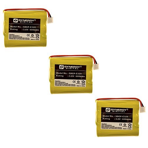 [Australia - AusPower] - AT&T-Lucent 3301 Cordless Phone Battery Combo-Pack includes: 3 x SDCP-C320 Batteries 