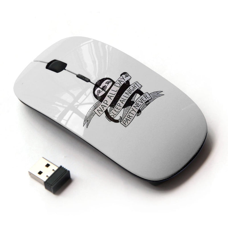 [Australia - AusPower] - KOOLmouse [ Optical 2.4G Wireless Mouse ] [ Nap All Day - Funny Sloth ] 